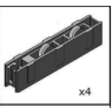 KIT 2F ROLAMENTO SIMPLES AFINAÇÃO AGULHA COR 4200 9491.1SAF40P
